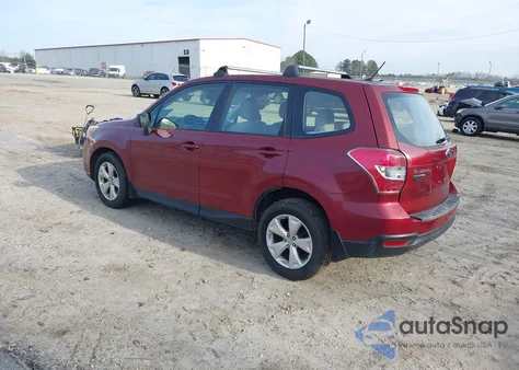 2015 Subaru Forester 2.5I from USA, damaged, VIN JF2SJAAC3FH441007